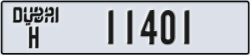 dubai - code - H - number -11401