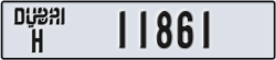 dubai - code - H - number -11861