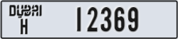 dubai - code - H - number -12369