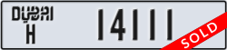dubai - code - H - number -14111