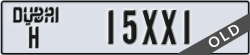 dubai - code - H - number -15XX1