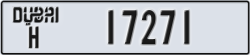 dubai - code - H - number -17271