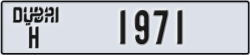 dubai - code - H - number -1971