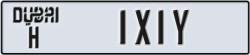 dubai - code - H - number -1X1Y