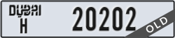 dubai - code - H - number -20202