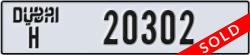 dubai - code - H - number -20302