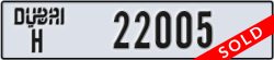 dubai - code - H - number -22005