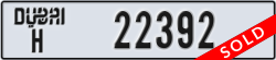 dubai - code - H - number -22392