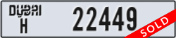 dubai - code - H - number -22449
