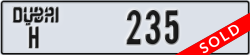 dubai - code - H - number -235