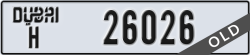 dubai - code - H - number -26026