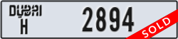 dubai - code - H - number -2894
