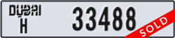 dubai - code - H - number -33488