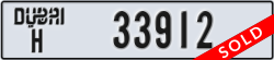 dubai - code - H - number -33912