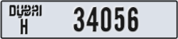 dubai - code - H - number -34056