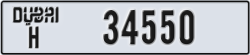 dubai - code - H - number -34550