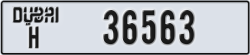 dubai - code - H - number -36484
