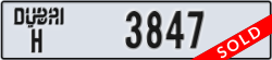 dubai - code - H - number -3847