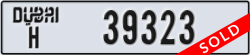 dubai - code - H - number -39323