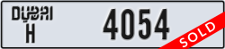 dubai - code - H - number -4054