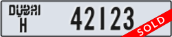 dubai - code - H - number -42123