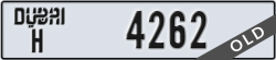 dubai - code - H - number -4262