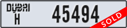 dubai - code - H - number -45494