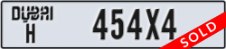 dubai - code - H - number -454X4