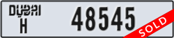 dubai - code - H - number -48545
