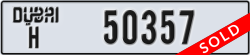 dubai - code - H - number -50357