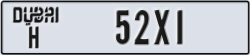 dubai - code - H - number -52X1