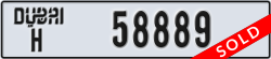 dubai - code - H - number -58889