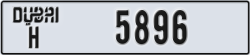 dubai - code - H - number -5896