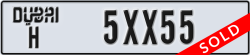 dubai - code - H - number -5XX55