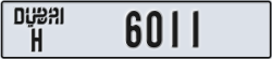 dubai - code - H - number -6011