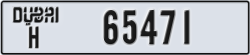 dubai - code - H - number -65471