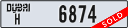 dubai - code - H - number -6874