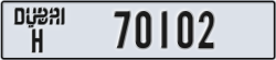 dubai - code - H - number -70102