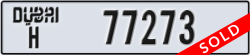 dubai - code - H - number -77273