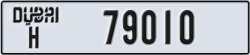 dubai - code - H - number -79010