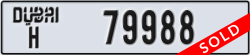 dubai - code - H - number -79988