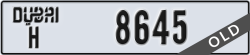 dubai - code - H - number -8645