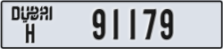 dubai - code - H - number -91179