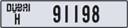 dubai - code - H - number -91198