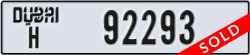 dubai - code - H - number -92293