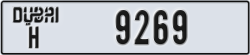 dubai - code - H - number -9269