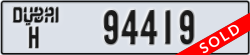 dubai - code - H - number -94419