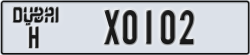 dubai - code - H - number -X0102