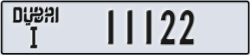 dubai - code - I - number -11122