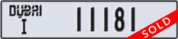 dubai - code - I - number -11181